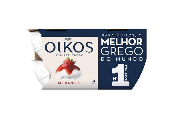654326 IOG GREGO OIKOS MORANGO DANONE 4X110G