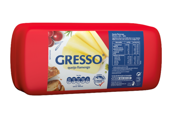 663808 QUEIJO FLAMENGO BARRA GRESSO ±1KG