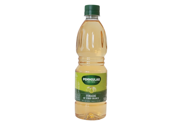 661210 VINAGRE V.BRANCO PENINSULAR PET 500ML