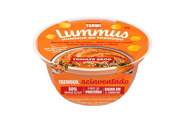 HÚMUS DE TREMOÇO E TOMATE SECO TARWI