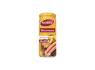 SALSICHAS NOBRE WIENERS FRSC 5UN 220GR C