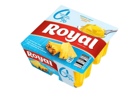 659468 GELATINA ANANAS RTE 10KC ROYAL 4X90G