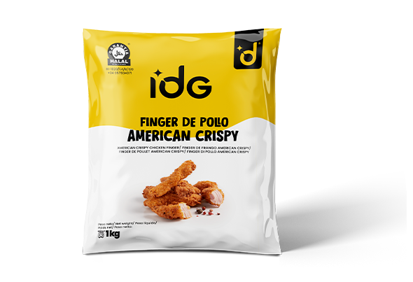 647077 TIRAS DE FRANGO CROCANTES CONGELADAS IDG