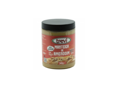 MANTEIGA AMENDOIM C PED 340 GR TREVI