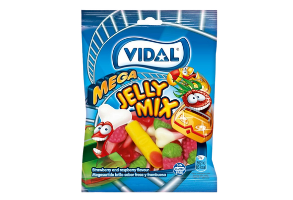 662722 GOMAS MEGA JELLY MIX VIDAL 90G CX14