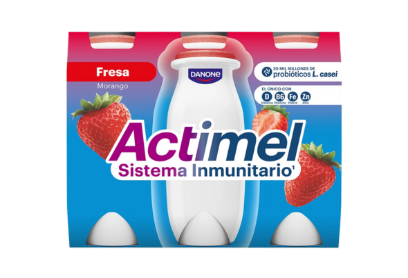 633008 IOG LIQ ACTIMEL MORANGO DANONE 6X100G