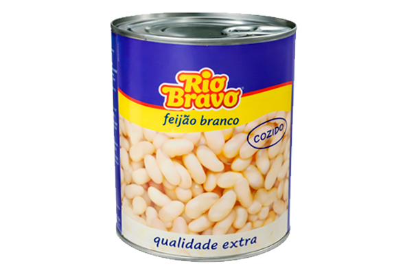 658091 FEIJAO BRANCO RIO BRAVO LT 820G PL