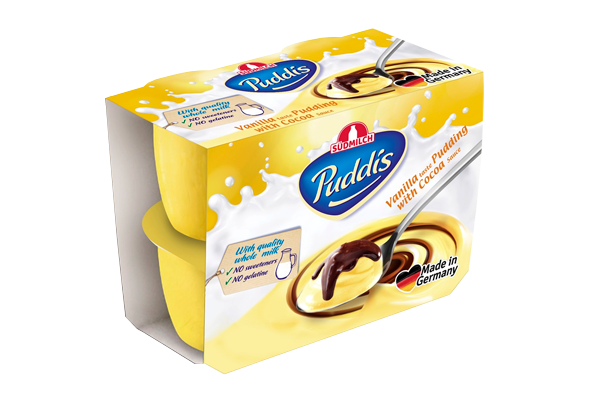 PUDIM DE BAUNILHA COM MOLHO DE CHOCOLATE PUDDIS