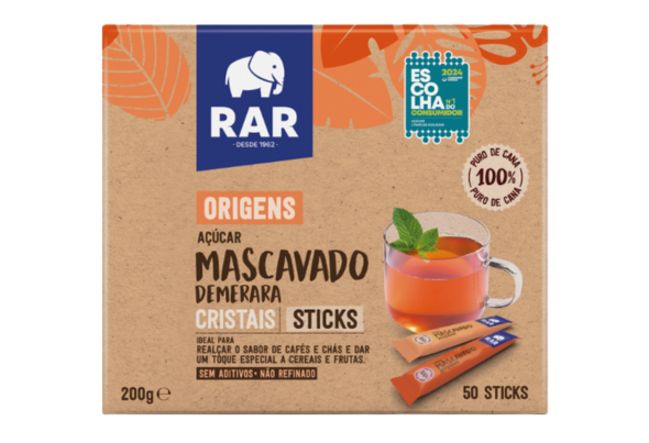 AÇÚCAR DEMERARA STICKS RAR