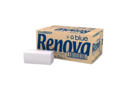 TOALHAS MAO ZIG ZAG 200X20 RENOVA BLUE