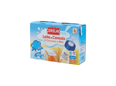 Cerelac Lacteo 8 Cereais Mel 2X200 Ml