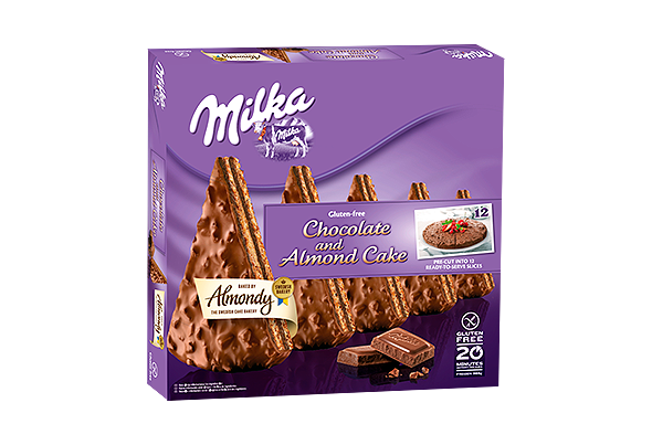 648720 ALMONDY TARTE CHOCOLATE MILKA CONG.400G