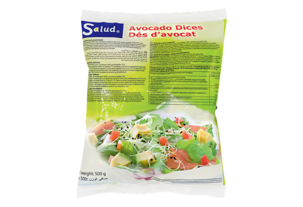 662033 SALUD ABACATE CUBOS 15X15 500G (CX12)