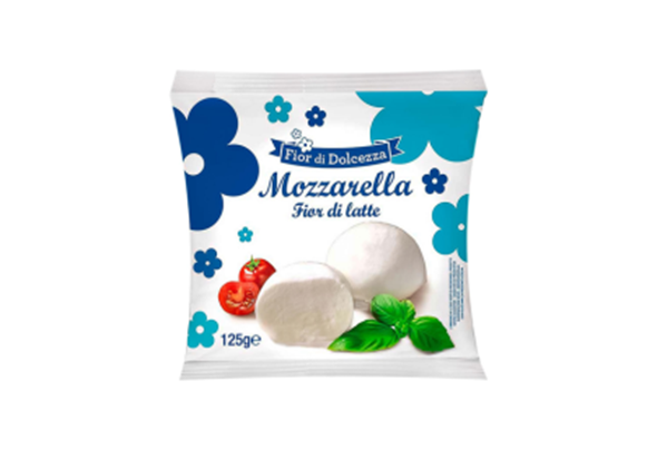 MOZZARELLA FIOR DI DOLCEZZA 125G (CX20)