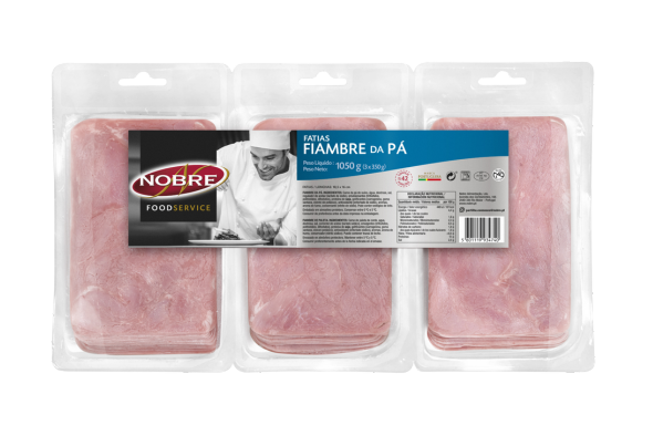 FIAMBRE DA PÁ FATIADO FOOD SERVICE NOBRE 3UN x 350G