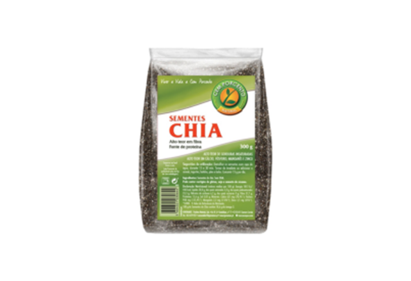 SEMENTES DE CHIA PCT 300GR CEM POR CENTO