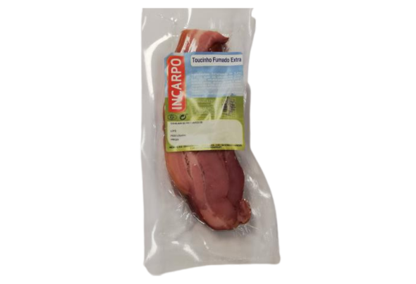 BACON TOUCINHO FUMEIRO METADE EUROCHEFE ± 1,5KG