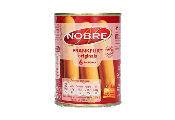 659001 SALSICHA FRANK NOBRE LT 6UN 250G PL