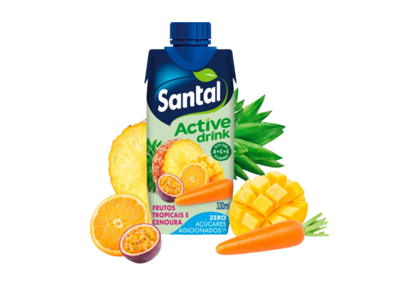 118435 SANTAL ACTIVE DRINK FRUTOS TROPICAIS .33