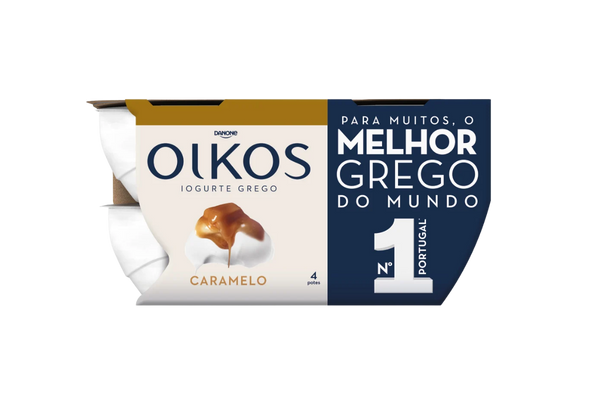 654384 IOG GREGO OIKOS CARAMELO DANONE 4X110G