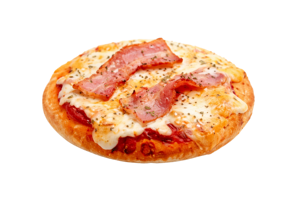 MINI PIZZA BACON E QUEIJO CHEDAR FRIPAN