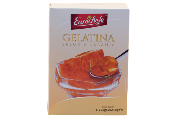 659621 GELATINA LARANJA EUROCHEFE 5X250G