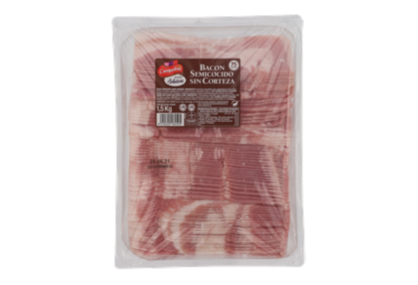 BACON SEM COURATO FATIADO FOOD SERVICE CAMPOFRIO