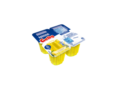 Gelatina Veg Limao 4X90G Gelly Nestle