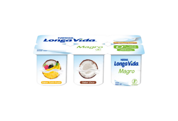 IOGURTE AROMA MAGRO TUTT FRUTI E COCO LONGA VIDA