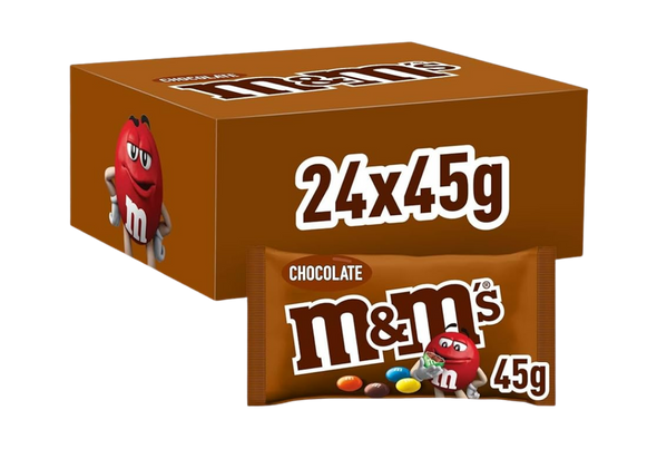 656805 CHOC SINGLE M&M's 45G CX24 (2)