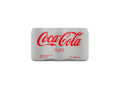 Coca Cola Light 0.33 Lata (6)