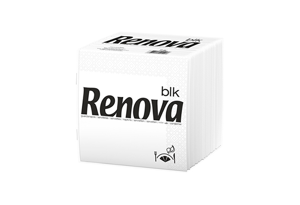 575909 GUARDANAPO BLK 40X40 BRANCO 2F RENOVA