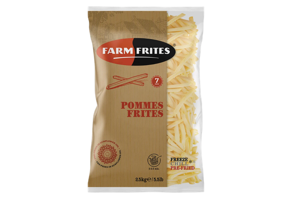 662989 BATATA PREFR PALITOS 7 7 FARMFRITES2.5KG