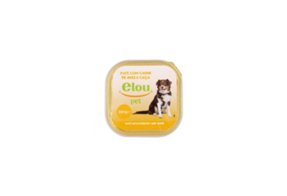 ALIMENTO CAO PATE GALINHA+CACA 300G ELOU