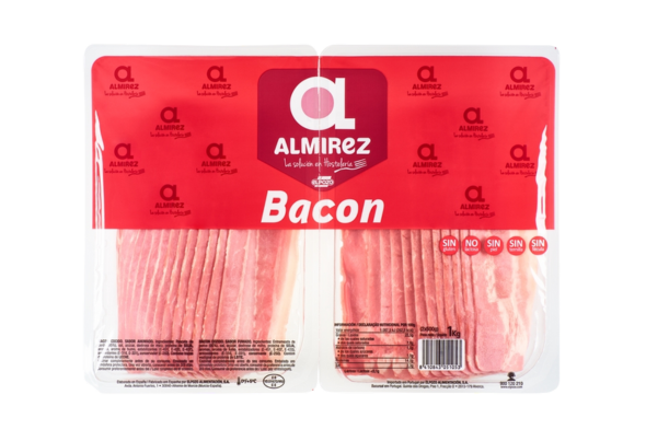 655388 BACON EXTRA FAT ALMIREZ ELPOZO 2X500G