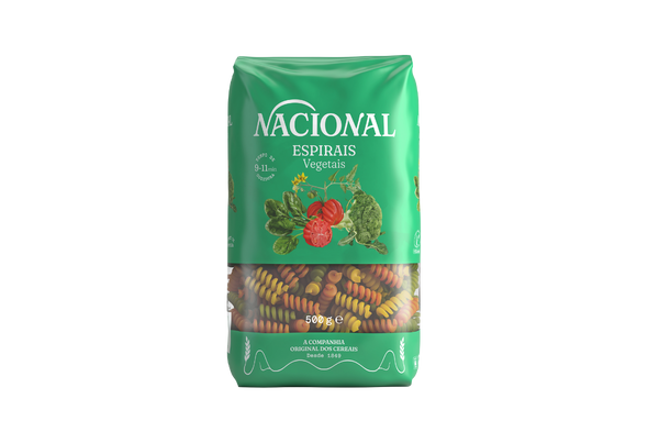655499 MASSA ESPIRAIS TRICOLOR NACIONAL 500G