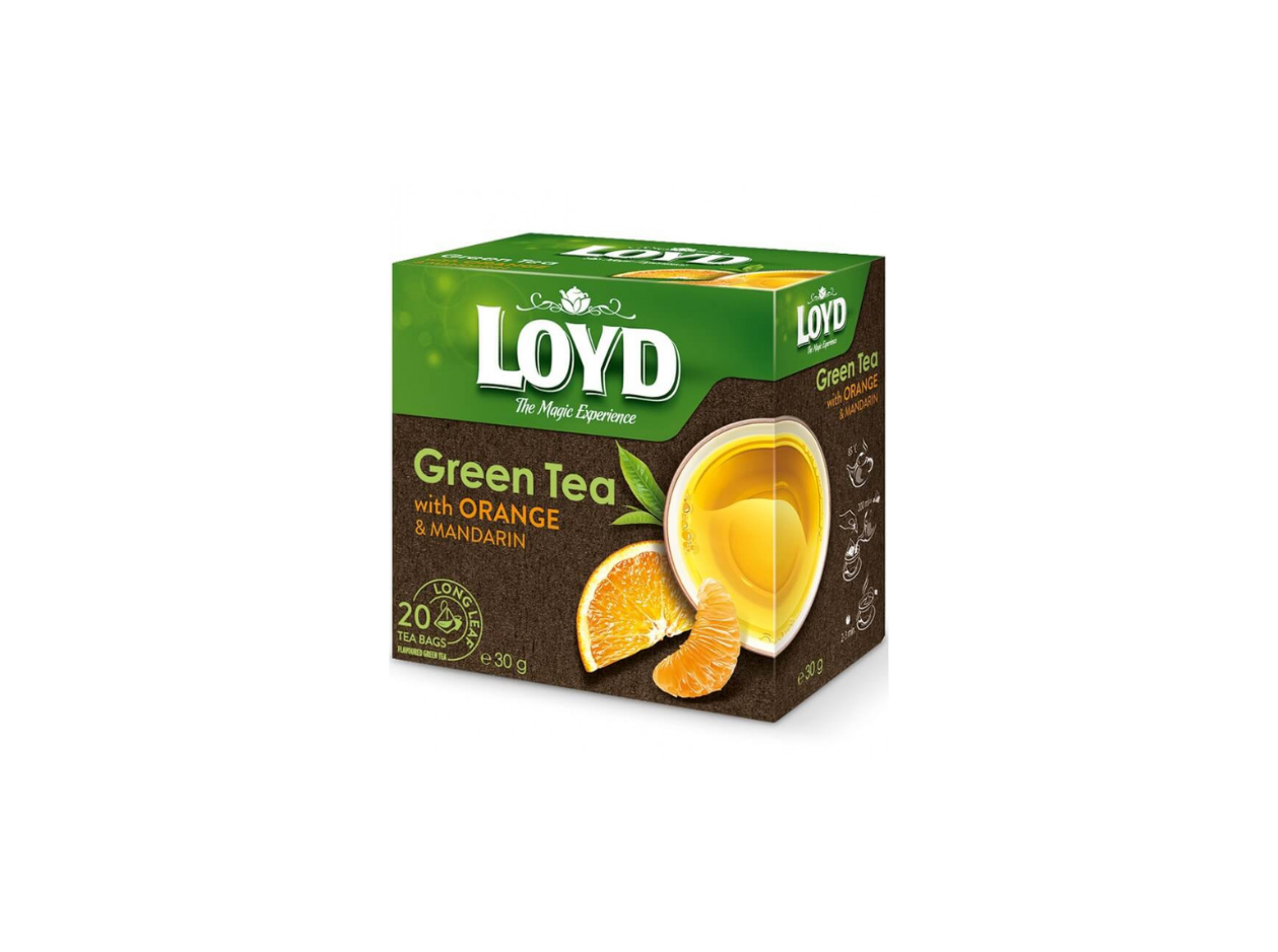 Loyd Cha Verde Laranja&Tangerina (20Saq)