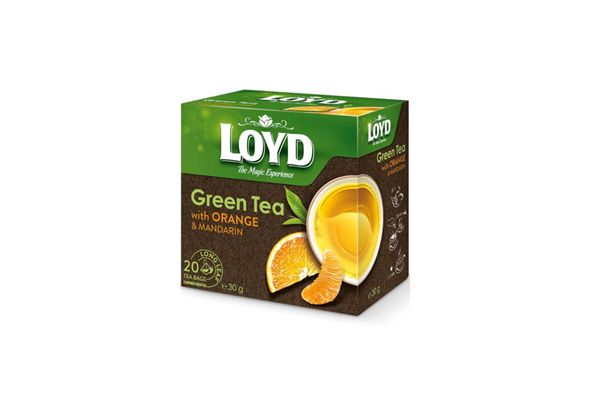 Loyd Cha Verde Laranja&Tangerina (20Saq)