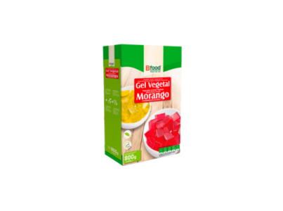 Gelatina Vegetal Morango Bfood 800G