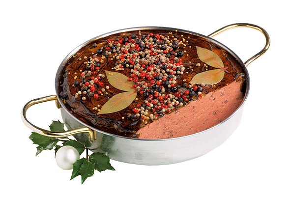 123868 GM PATE TERRINA INOX PIMENTA