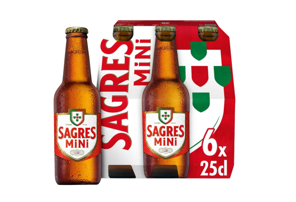 638114 CERVEJA SAGRES BRANCA GFA 4X6 0.25CL