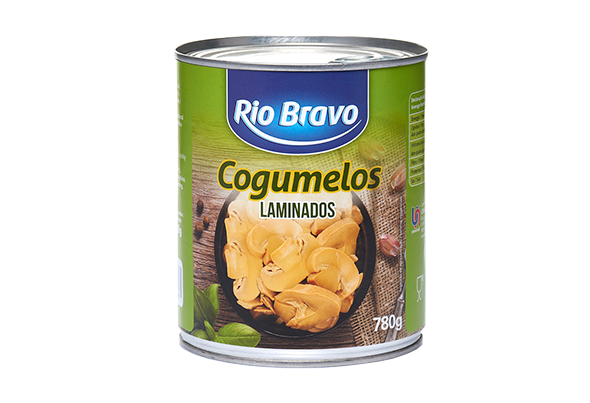 658132 COGUMELOS LAMINADOS RIO BRAVO LT 780G PL