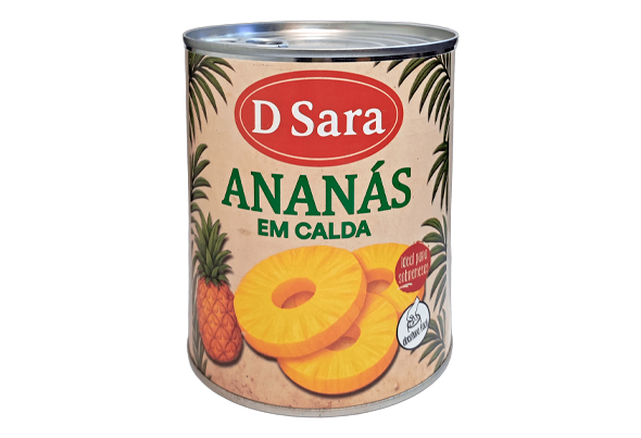 661352 ANANAS EM CALDA D. SARA LT 820G PL