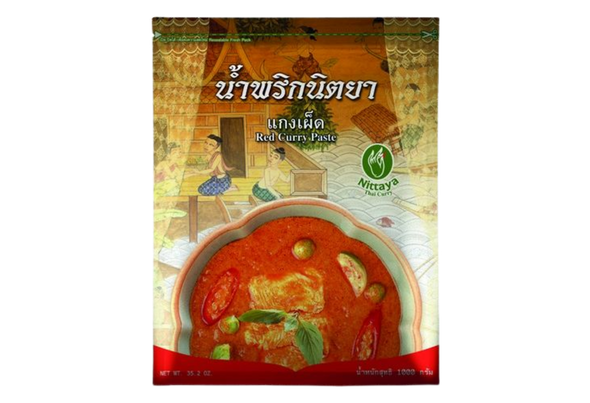 663642 PASTA CARIL VERMELHO NITTAYA 1KG CX10