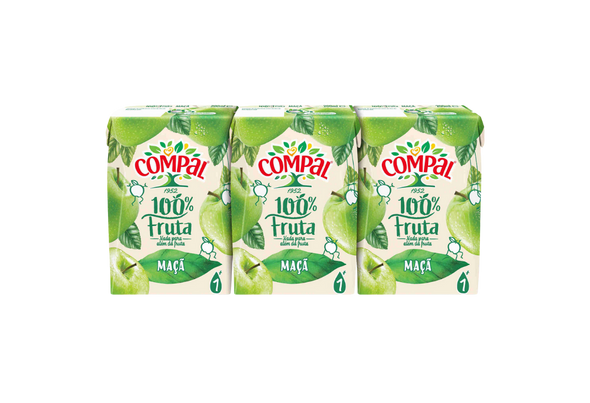 653184 COMPAL 100% FRUTA MACA TET 0.20 (24)