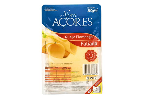 663835 QUEIJO FLAMENGO FATIADO NOVACORES 200G