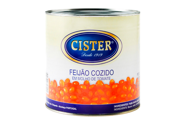 FEIJÃO BRANCO COM MOLHO DE TOMATE BAKED BEANS CISTER