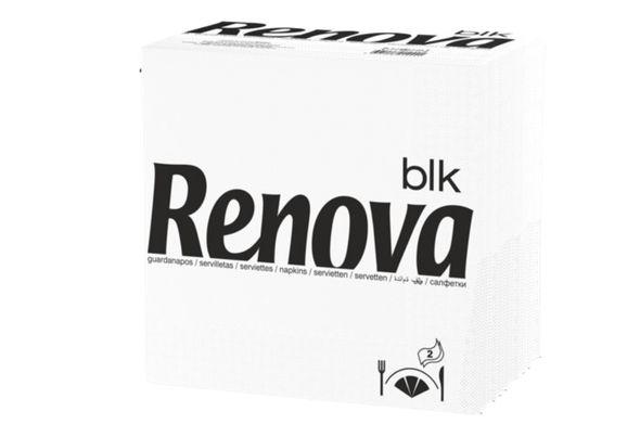 575909 GUARDANAPO BLK 40X40 BRANCO 2F RENOVA
