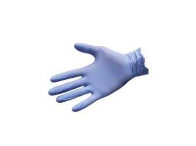 LUVAS DESCART NITRILO AZUL S PO CX100 XL