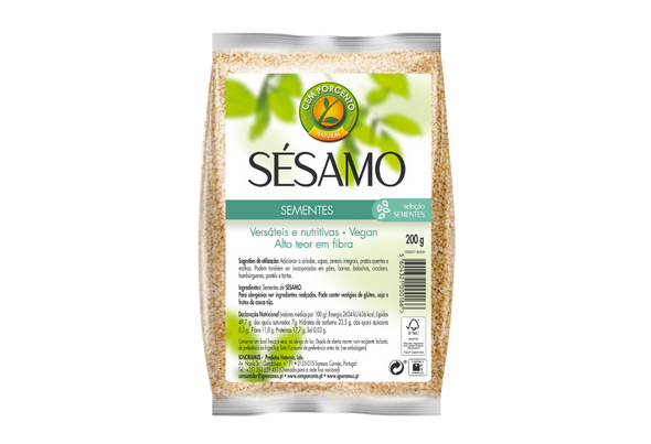572387 SEMENTES SESAMO BR CEM PORCEN PCT 200GRS